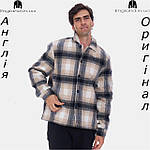 Сорочка зимняя шерпа чоловіча в клітинку Firetrap (Фаєртрап) з Англії - на довгий рукав, фото 5