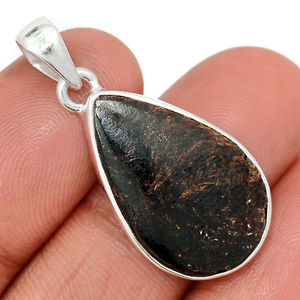 Астрофіліт срібний кулон, 2504КЛА