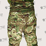 Сучасні бойові тактичні штани з еластичними вставками в камуфляжі Мультікам, фото 10