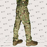 Сучасні бойові тактичні штани з еластичними вставками в камуфляжі Мультікам, фото 7