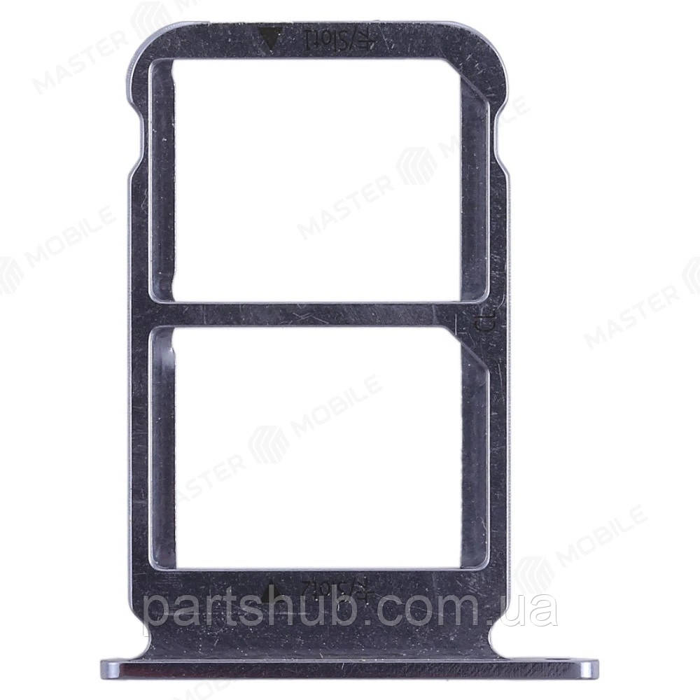 Тримач SIM карти Huawei Honor 10 COL-L29 (сірий 2 SIM)