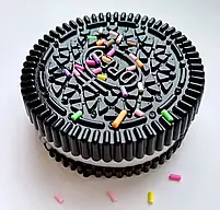 Сквіш орео діамерт 10см , вага 250 г , колір чорний., фото 3