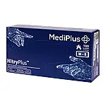 Нітрилові рукавички MediPlus NitryPlus, розмір S, сині, 100 шт