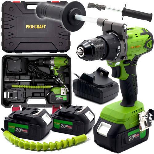 Акумуляторний шуруповерт Procraft Industrial PA18BL Universal Extra, фото 1