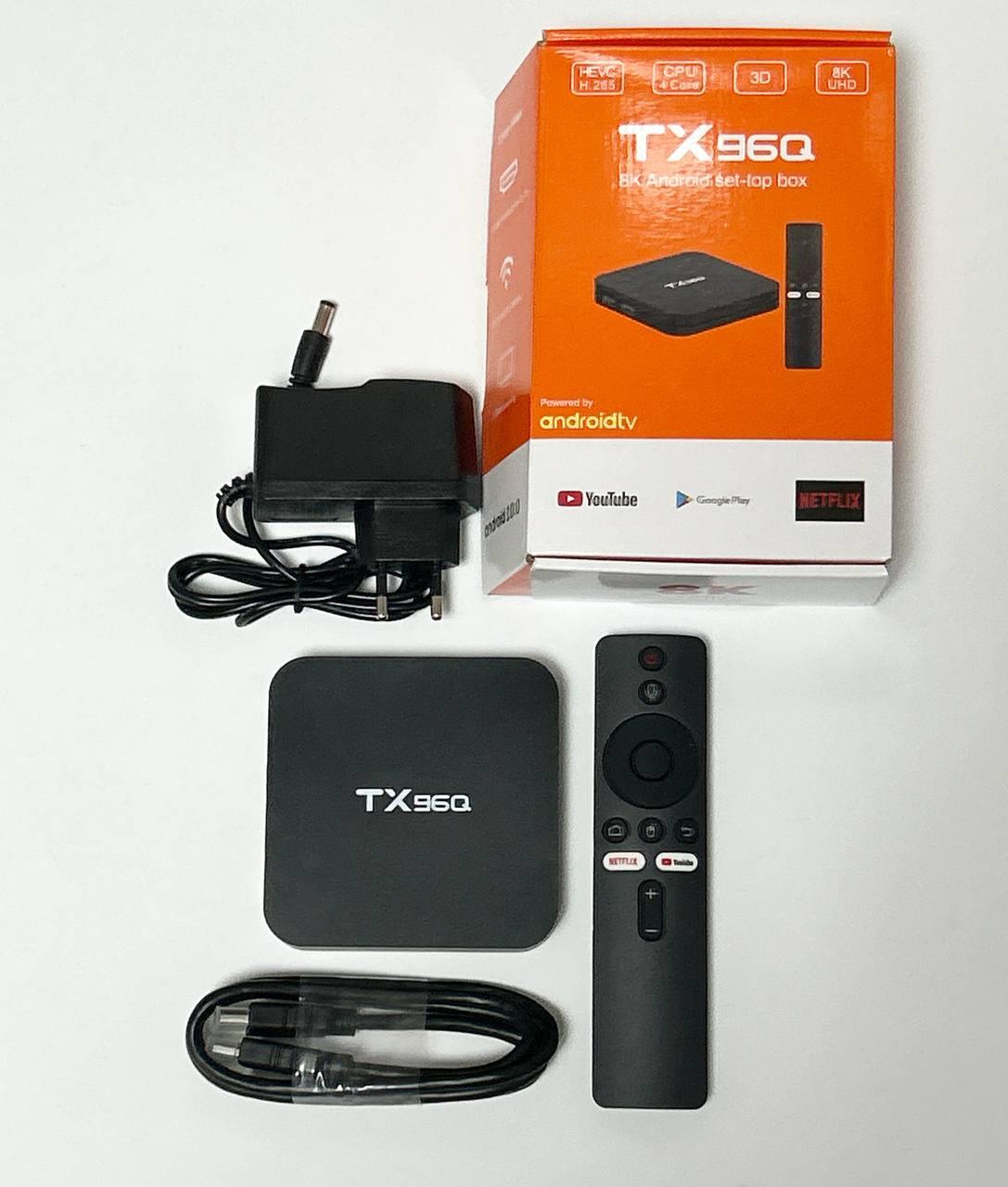 Смарт приставка --TX96Q-- Smart TV Box (Alwinner H313, 2/16G, Android 10)