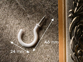 Гачок-ключниця. 24х46мм