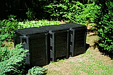 Компостер садовий 1200 л Prosperplast Compogreen PIKSM1200C-S411 чорний 3 модулі, фото 7