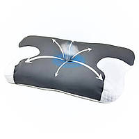 Анатомічна подушка Supretto з піною пам'яті охолоджуюча з місцем для рук, Сіра (9119)