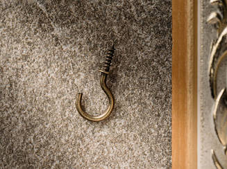 Гачок для ключів. Колір "стара латунь". 29х13мм