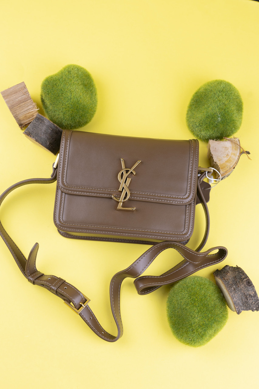 Жіноча брендова сумка Ів Сен Лоран / стильна жіноча сумочка на ремені, фото 1