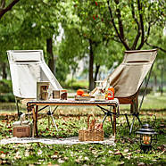 Крісло розкладне Mobi Garden Moon high chair pro NX21665055 sand, фото 8
