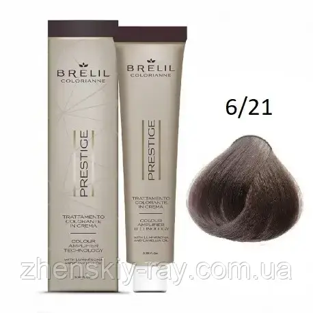 Фарба для волосся Brelil Professional Colorianne Prestige 6/21, фото 1