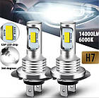 H7 2шт. светодиодные лампы для фар LED 12V 6000K