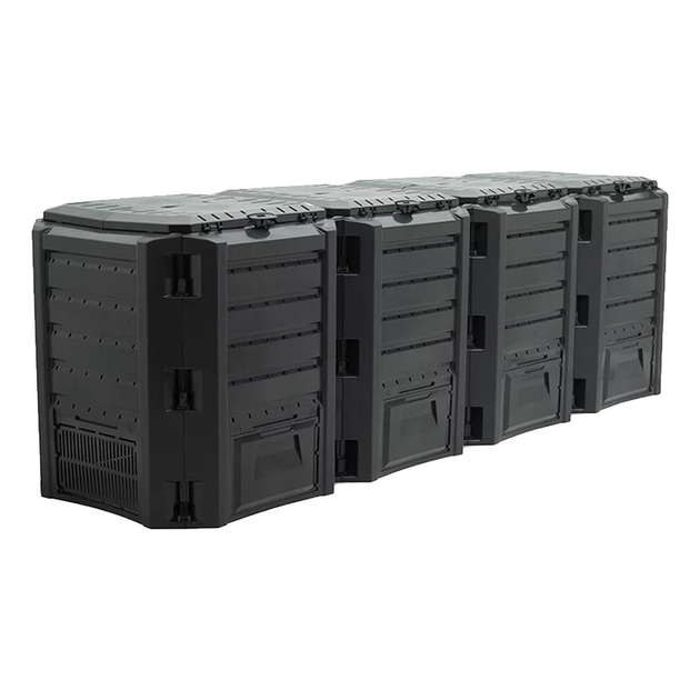 Компостер садовий 1600 л Prosperplast Compogreen PIKSM1600C-S411 чорний 4 модулі