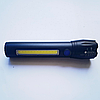 Тактичний ліхтар 2в1 BL-C62, акумуляторний з USB, ZOOM та бічним світлом + Кейс / Потужний ручний ліхтарик, фото 7