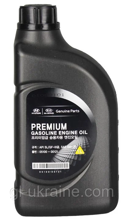 Моторна олива Hyundai/Kia Premium Gasoline 5W-20, 1л (05100-00121)