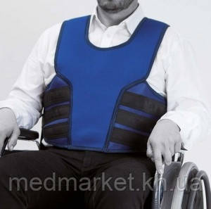 Жилет із проміжним ремінцем для інвалідного візка, розмір  L