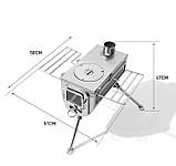 Піч дров'яна Mobi Garden Multifunctional stove NX22688003 grey, фото 3