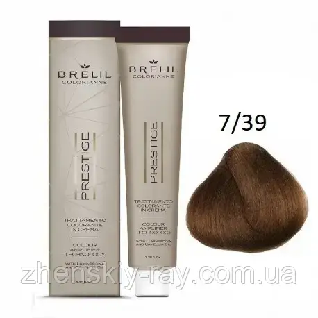 Фарба для волосся Brelil Professional Colorianne Prestige 7/39, фото 1
