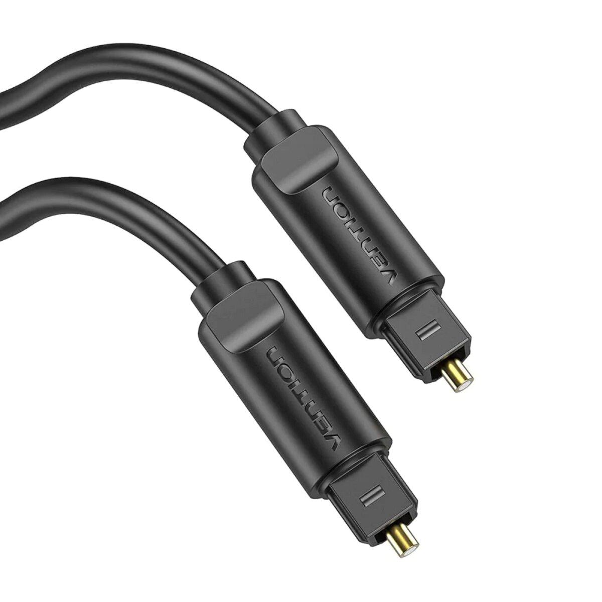 Аудіокабель Vention Optical Fiber Audio Cable 2M Black (BAEBH)