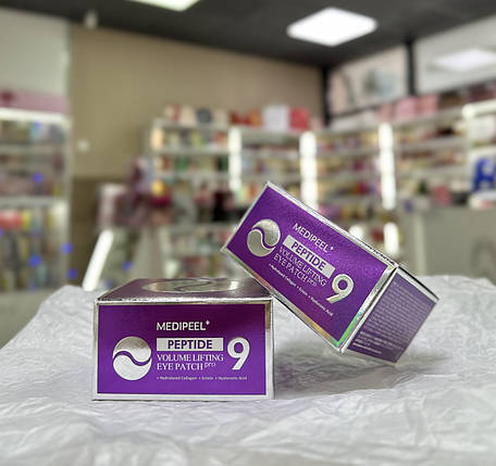 Патчі гідрогелеві з ліфтингом і anti-age ефектом Medi-Peel Peptide 9 Volume Lifting Eye Patch Pro, фото 1