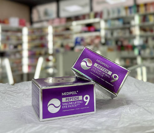 Патчі гідрогелеві з ліфтингом і anti-age ефектом Medi-Peel Peptide 9 Volume Lifting Eye Patch Pro, фото 3