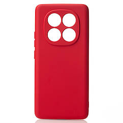 Силіконовий чохол SOFT Silicone Case для Xiaomi Redmi Note 14 Pro Plus 5G (без лого) червоний