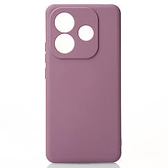 Силіконовий чохол SOFT Silicone Case для Xiaomi Redmi Note 14 5G Global (без лого) лаванда