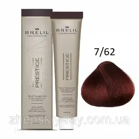 Фарба для волосся Brelil Professional Colorianne Prestige 7/62, фото 1