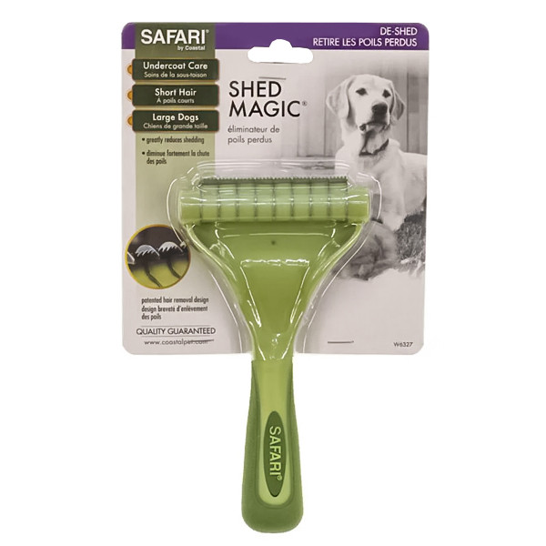 Safari Short Shed Magic САФАРІ ШЕД МЕДЖИК інструмент для короткої шерсті собак, що линяють, великий