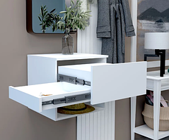 Тумба приліжкова з СХОВАНКОЮ MebelProff ПКТ-22Т, тумбочка приліжкова з висувною скринькою та схованкою