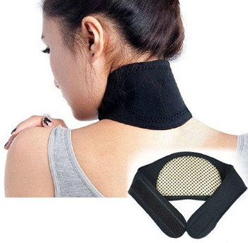 Шийний бандаж з турмаліном Self Heating Neck Guard Band, чорний (KG-12505)