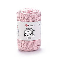 Yarnart MACRAME ROPE 3 мм (Макраме Роп 3 мм) № 762 рожевий (Пряжа, нитки для в'язання)