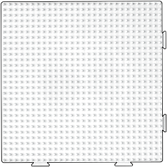 Поле для термомозаїки ( форма ) Великий квадрат 15х15см від 5-ти років Hama 234