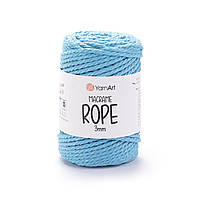 Yarnart MACRAME ROPE 3 мм (Макраме Роп 3 мм) № 763 бірюзовий (Пряжа, нитки для в'язання)