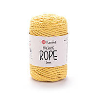 Yarnart MACRAME ROPE 3 мм (Макраме Роп 3 мм) № 764 жовтий (Пряжа, нитки для в'язання)