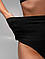 Жіночі корегуючі утягуючі трусики стрінги ромб чорного кольору розмір М 60-66, фото 2