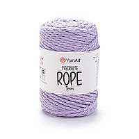 Yarnart MACRAME ROPE 3 мм (Макраме Роп 3 мм) № 765 бузковий (Пряжа, нитки для в'язання)