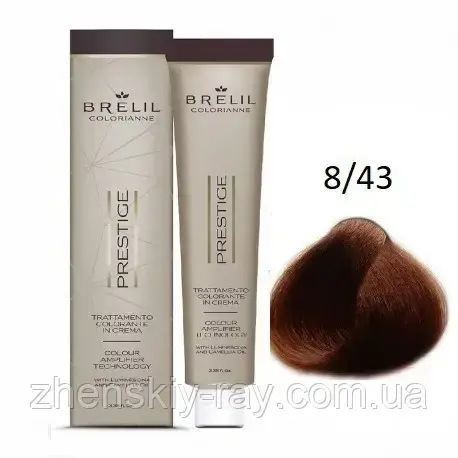 Фарба для волосся Brelil Professional Colorianne Prestige 8/43, фото 1