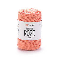 Yarnart MACRAME ROPE 3 мм (Макраме Роп 3 мм) № 767 кораловий (Пряжа, нитки для в'язання)