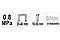 Комбінований пневматичний пістолет YATO для цвяхів та скоб, степлер, фото 3