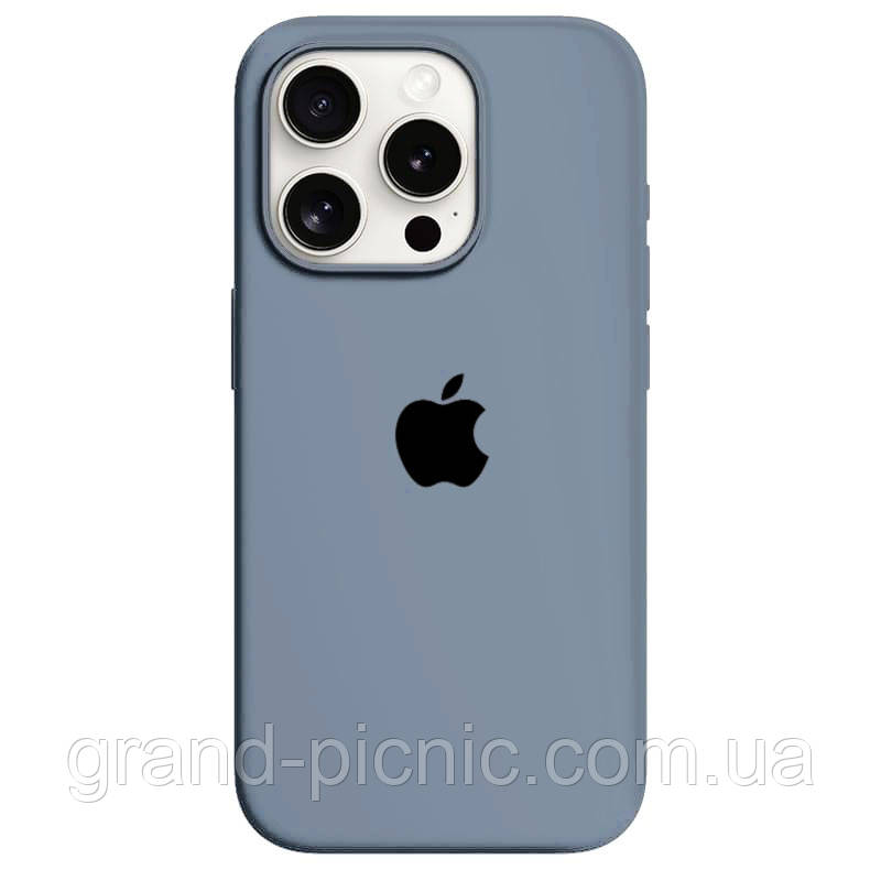 Чохол накладка Iphone 15 Pro grey blue