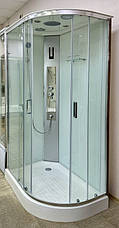 Душовий бокс VERONIS BN-4-120 white CHROME (L) 120х80х215, фото 3