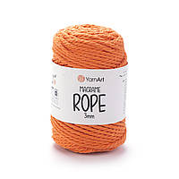 Yarnart MACRAME ROPE 3 мм (Макраме Роп 3 мм) № 770 помаранчевий (Пряжа, нитки для в'язання)