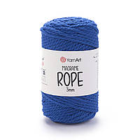 Yarnart MACRAME ROPE 3 мм (Макраме Роп 3 мм) № 772 яскраво-синій (Пряжа, нитки для в'язання)