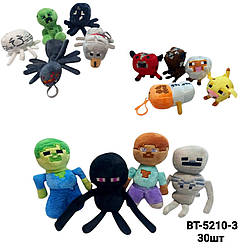 М'які іграшки Майнкрафт 30 шт упаковка