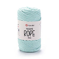 Yarnart MACRAME ROPE 3 мм (Макраме Роп 3 мм) № 775 м'ятний (Пряжа, нитки для в'язання)