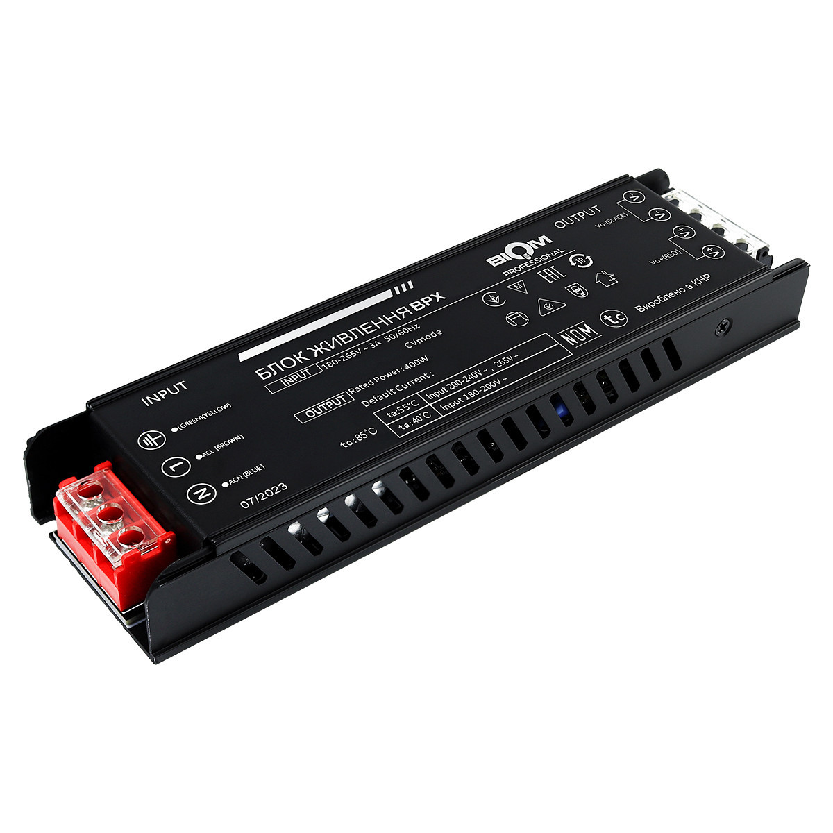 Блок живлення 400W DC12 BPX-400 33А BIOM Professional