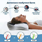 Анатомічна подушка Supretto з піною пам'яті охолоджуюча з місцем для рук (9119), фото 10