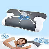 Анатомічна подушка Supretto з пам'яттю охолоджуюча з місцем для рук (9119), фото 9